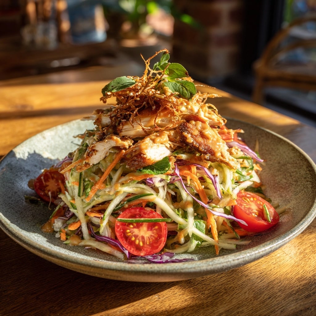 Sticky Apple Cider Chicken with Autumn Slaw Recipe