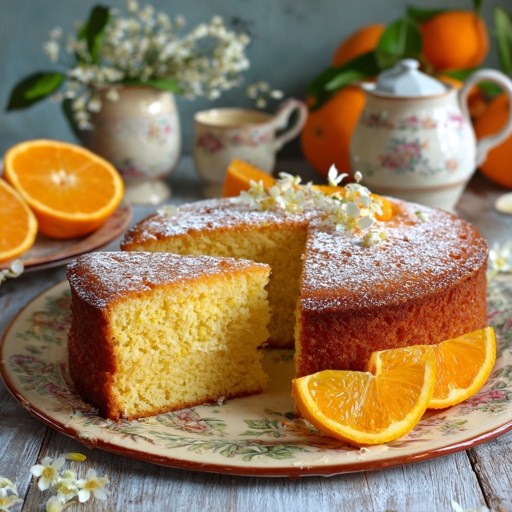 Homemade Orange Chiffon Cake Recipe