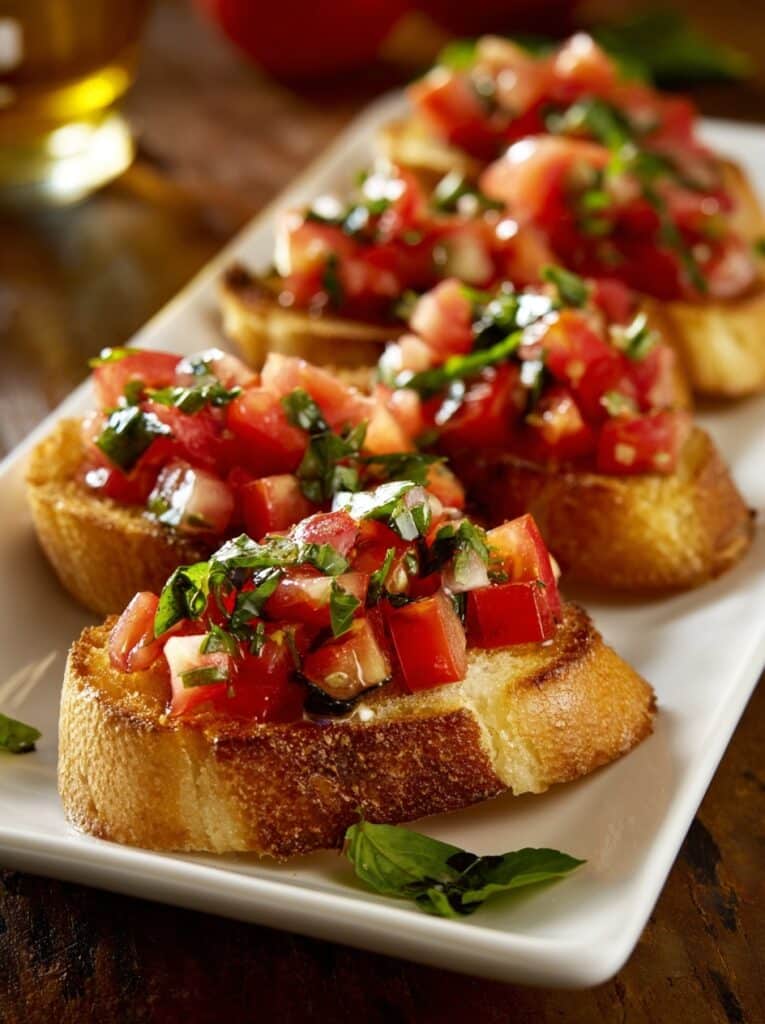 Tomato and Basil Bruschetta Recipe