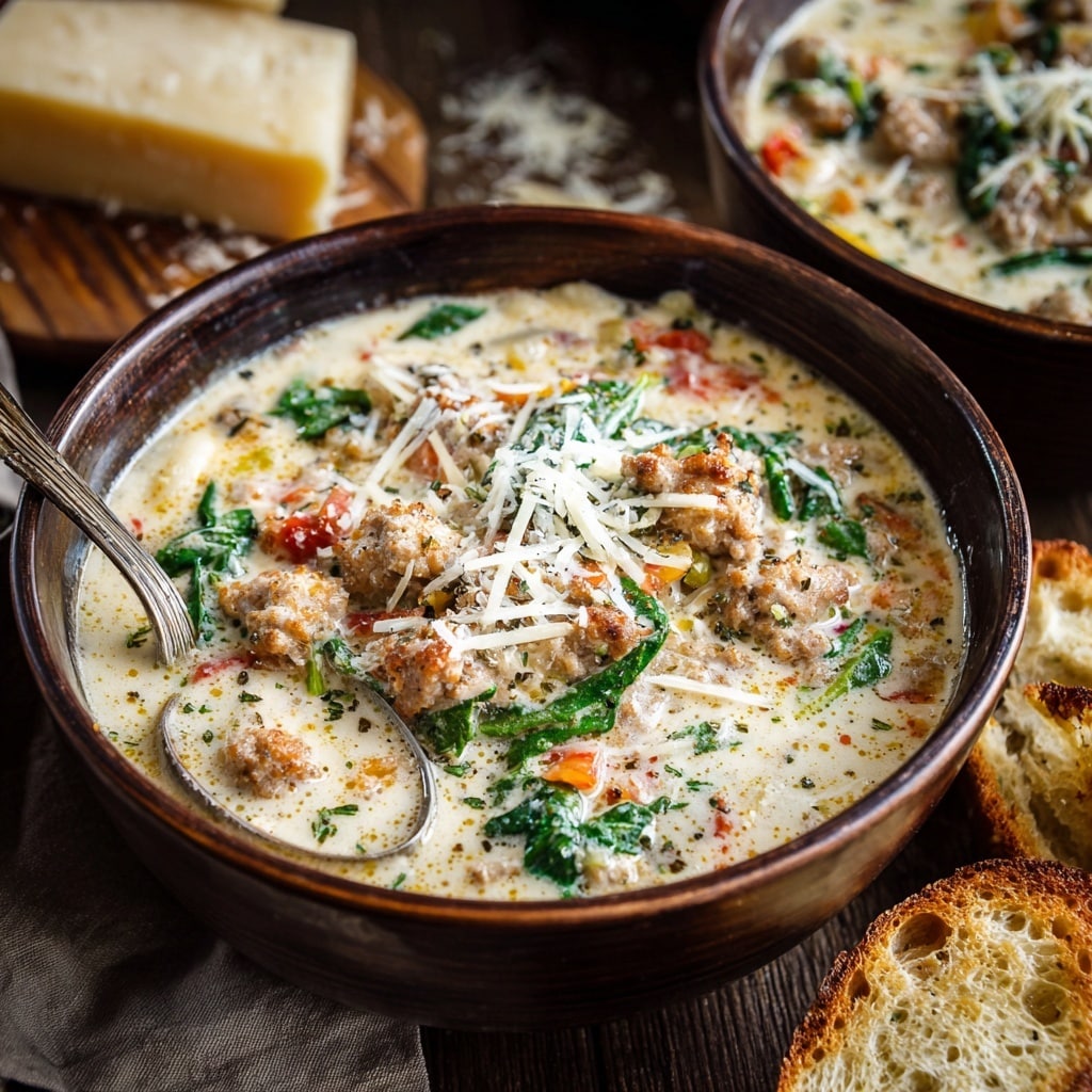 Crockpot Chicken Parmesan Soup: The Cozy, Cheesy Comfort You Crave Recipe - Recipe Image