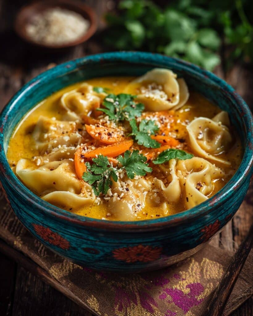 Easy & Creamy Chicken Tortellini Soup Recipe