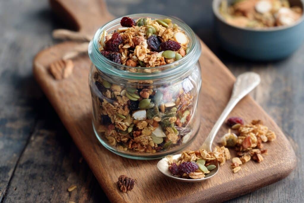 Healthy Homemade Granola with Chocolate and Spices Recipe