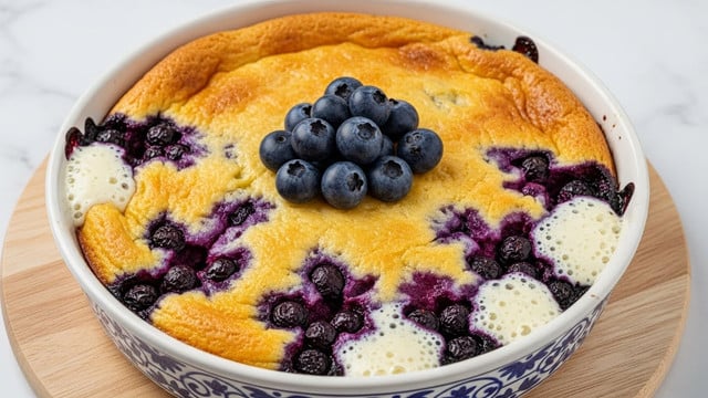 Blueberry Buttermilk Pancake Casserole Recipe