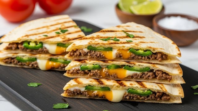 Smashburger Quesadillas Recipe