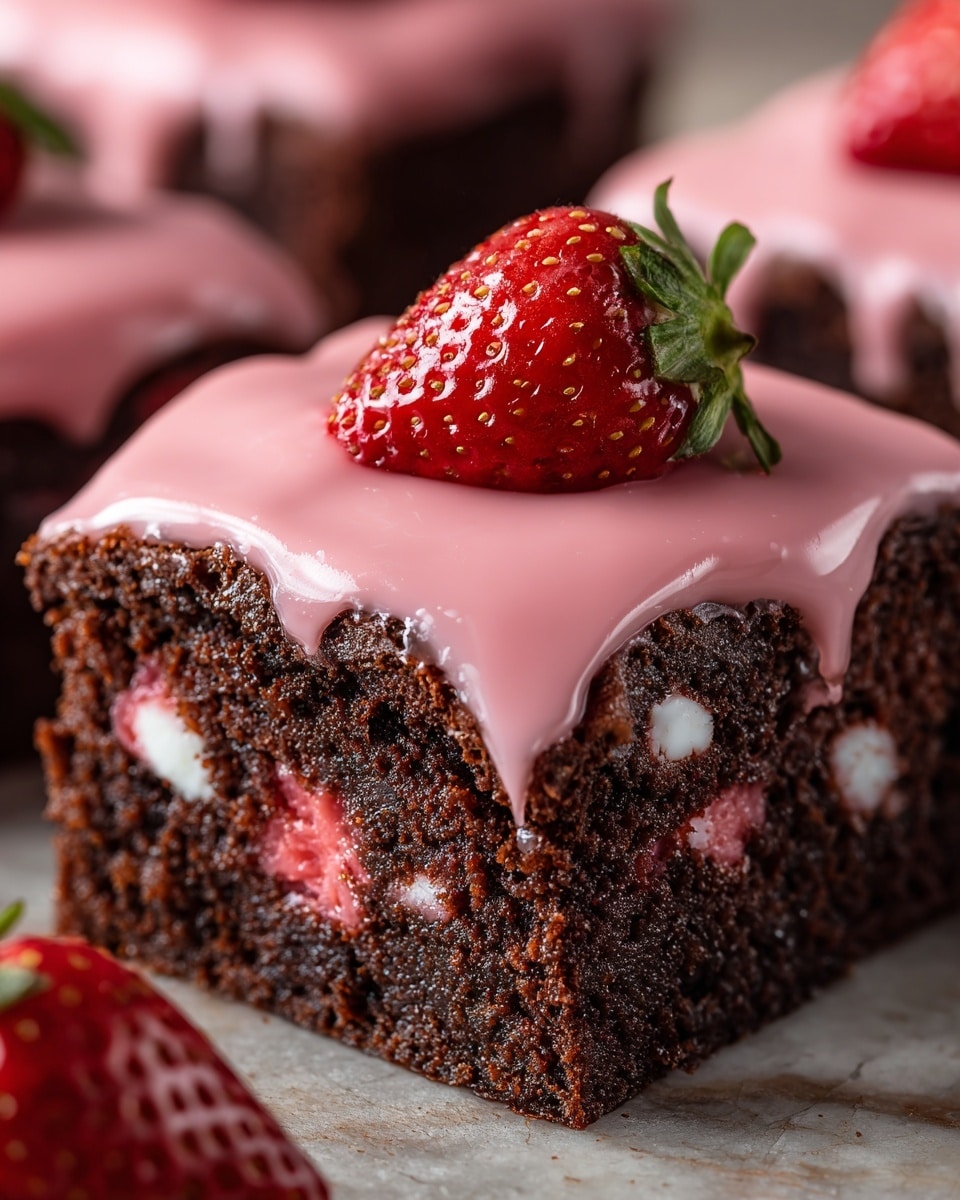 Chocolate-Covered Strawberry Mini Cakes Recipe - Recipe Image