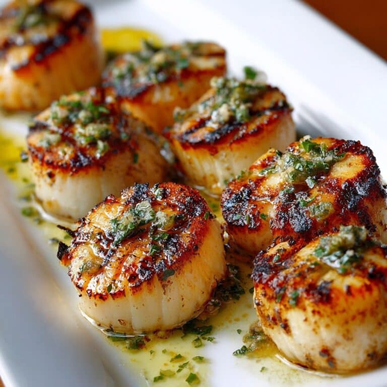 Lemon Butter Scallops Over Parmesan Risotto Recipe