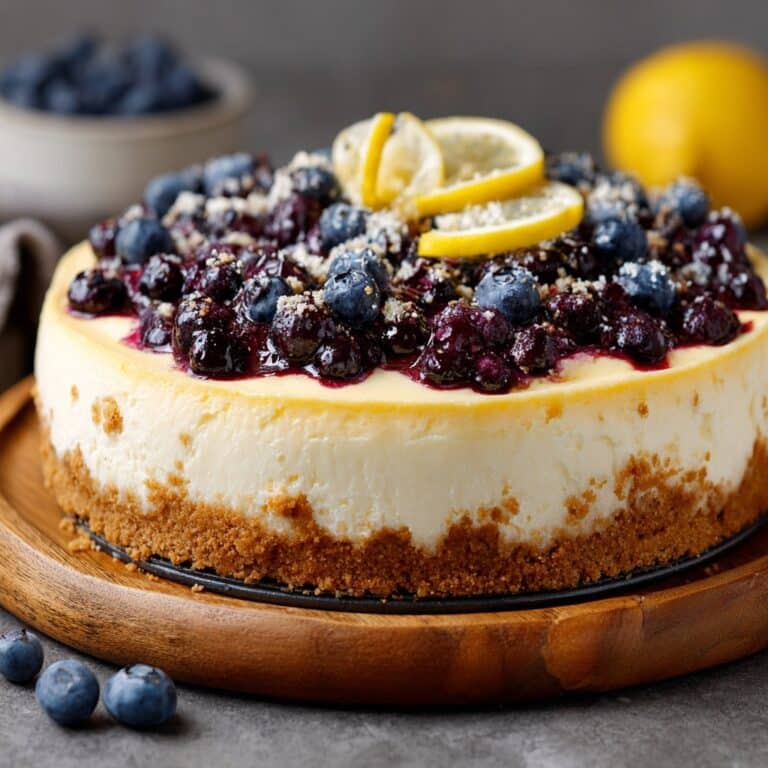 Lemon Blueberry Tart Recipe