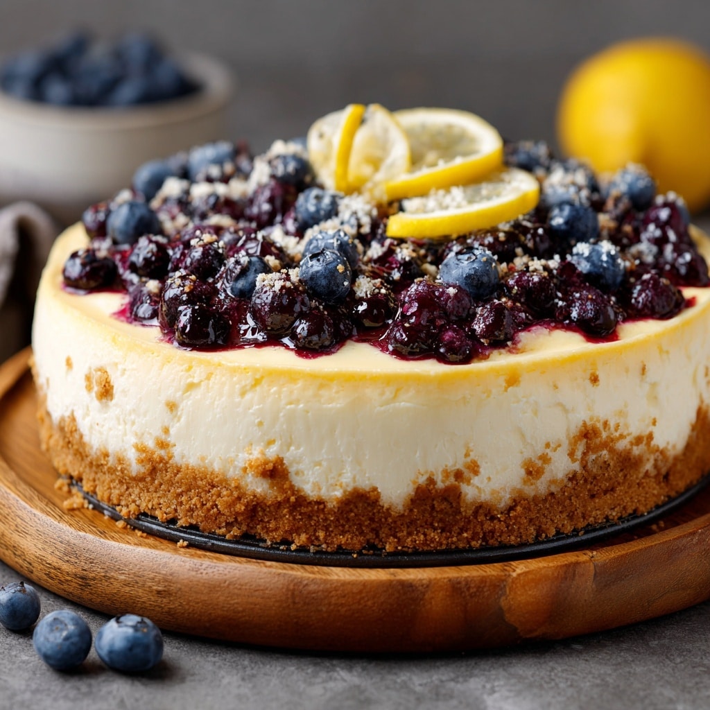 Lemon Blueberry Tart Recipe
