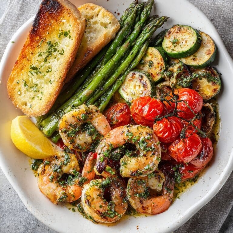 Sheet-Pan Garlicky Shrimp and Veggies Recipe