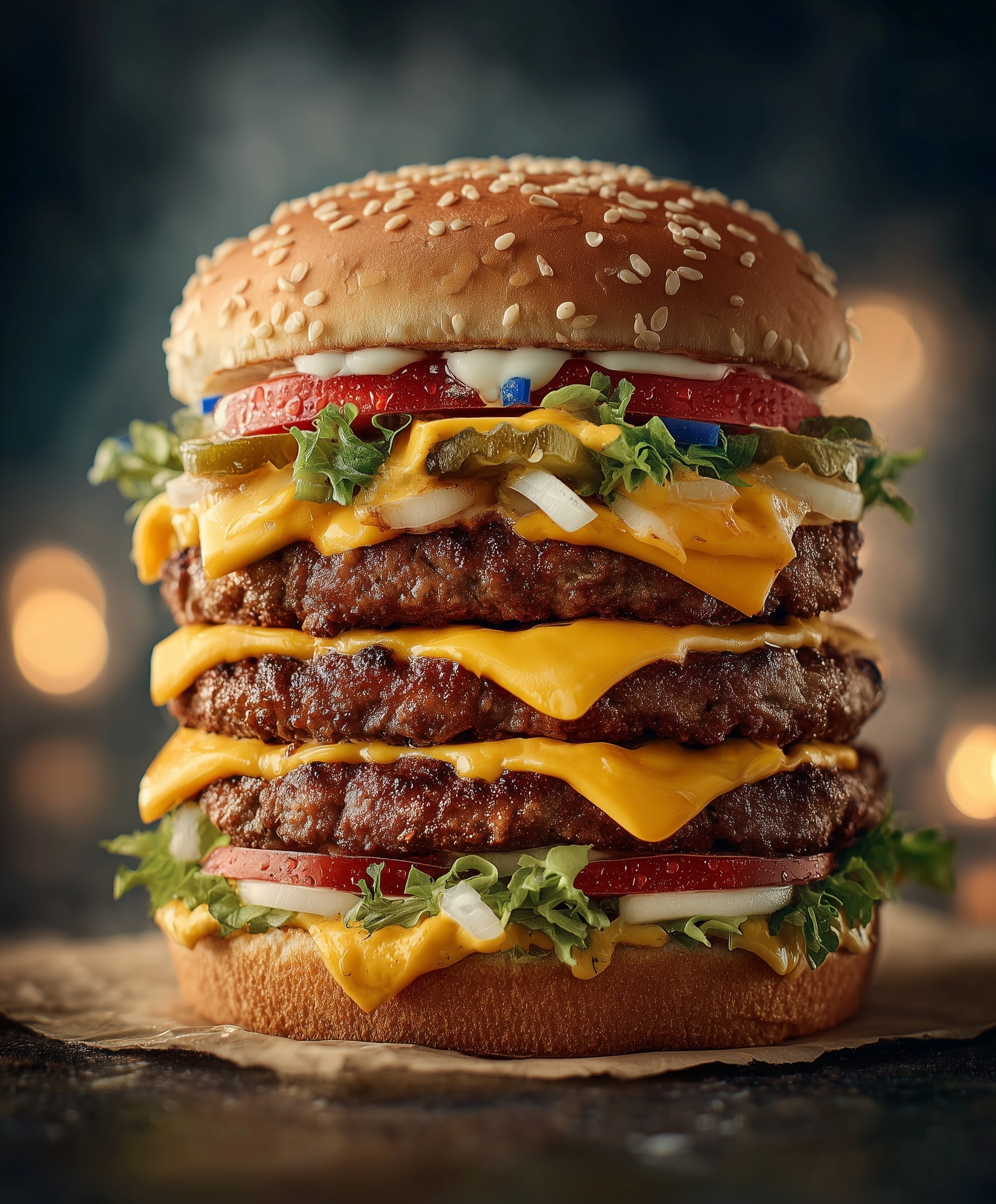 The Big Double Cheeseburger & Secret Sauce Recipe - Recipe Image