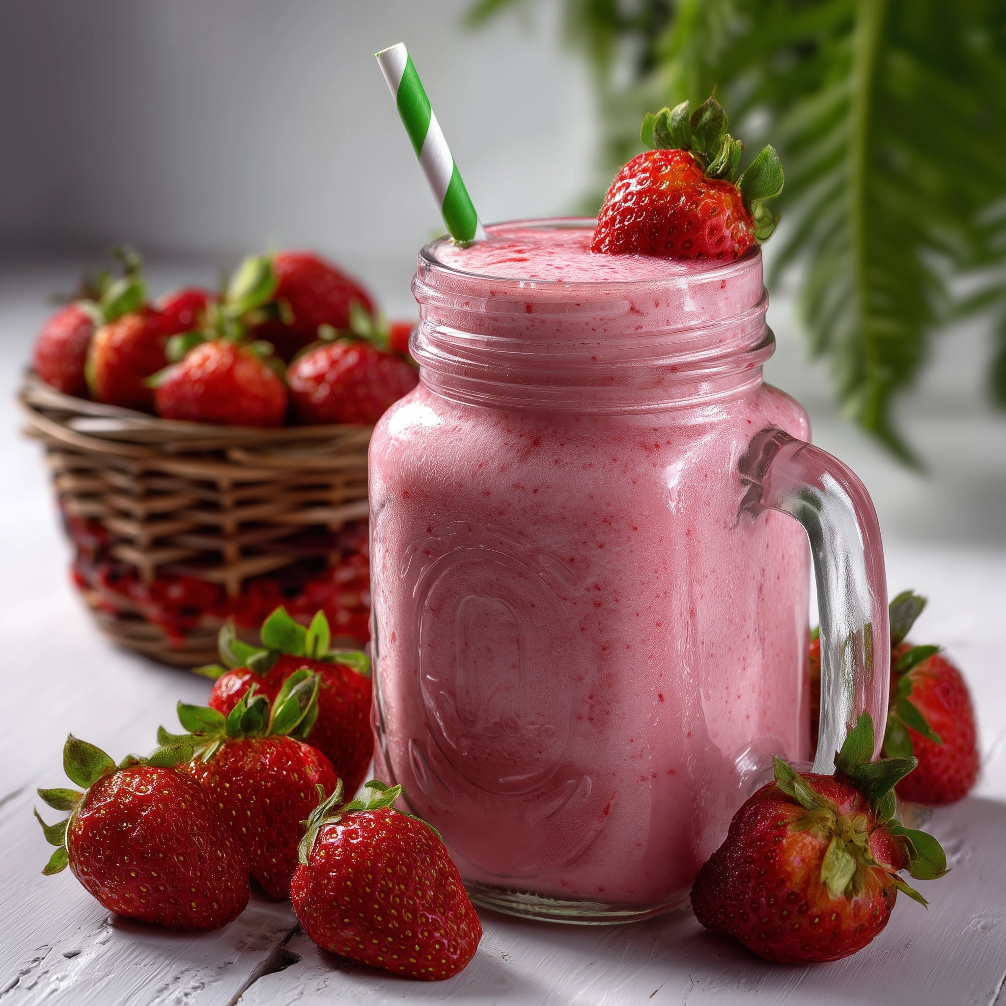 Strawberry Banana Yogurt Smoothie Recipe - Recipe Image
