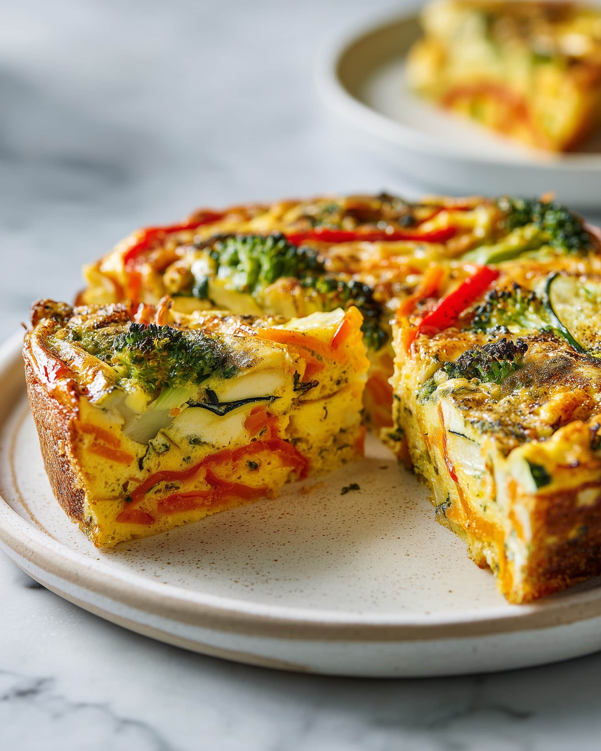 Irresistible Roasted Sweet Potato Kale Frittata with Feta Recipe - Recipe Image
