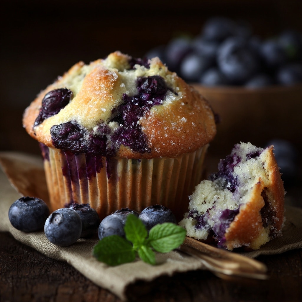 Blueberry Cream Cheese Muffins Recipe - Recipe Image