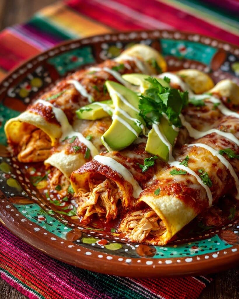 Amazing 20-Minute Green Chile Chicken Enchiladas Recipe