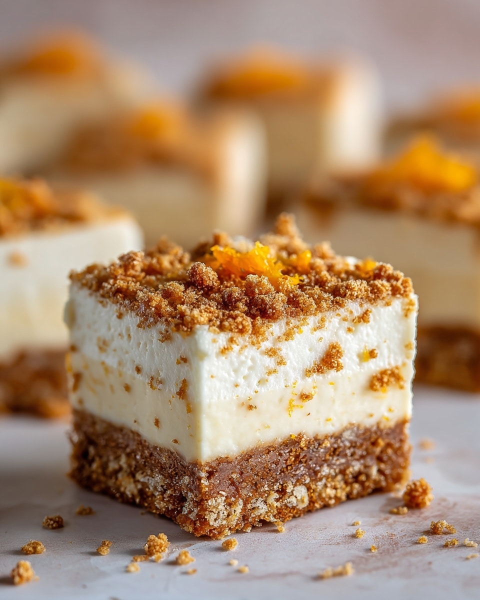 Irresistibly Indulgent Carrot Cake Cream Cheese Bars Recipe - Recipe Image