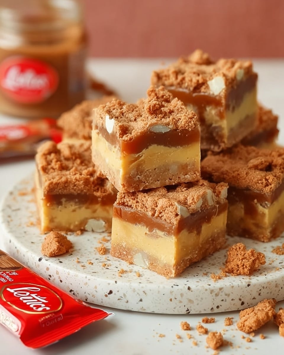 Biscoff Blondies Recipe - Recipe Image