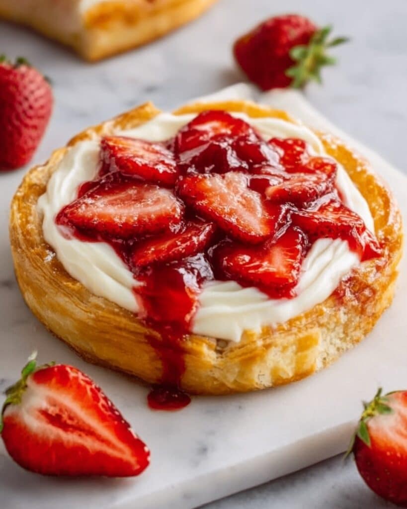 Strawberry Cream Cheese Danish Recipe