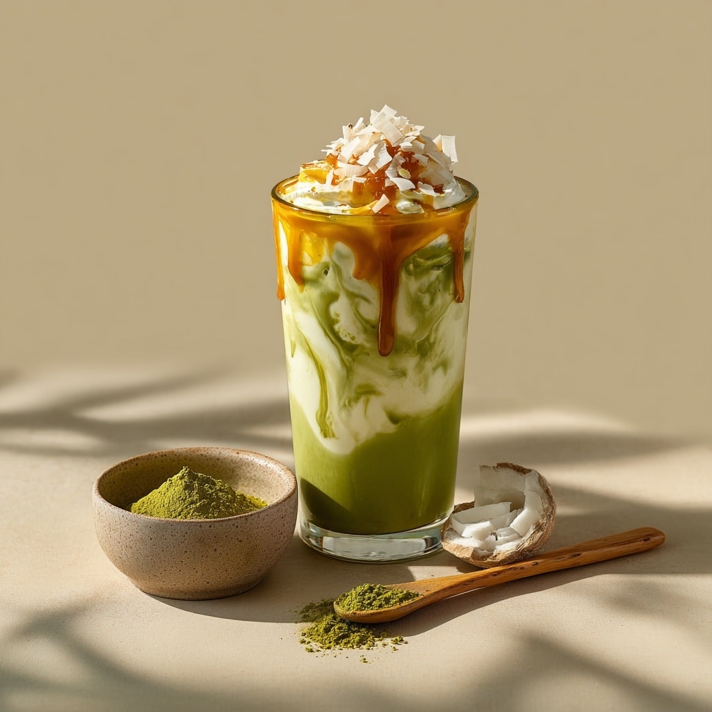 Starbucks Iced Pineapple Matcha Drink Recipe - Recipe Image