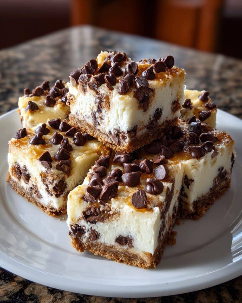 Chocolate Chip Cheesecake Bars Recipe
