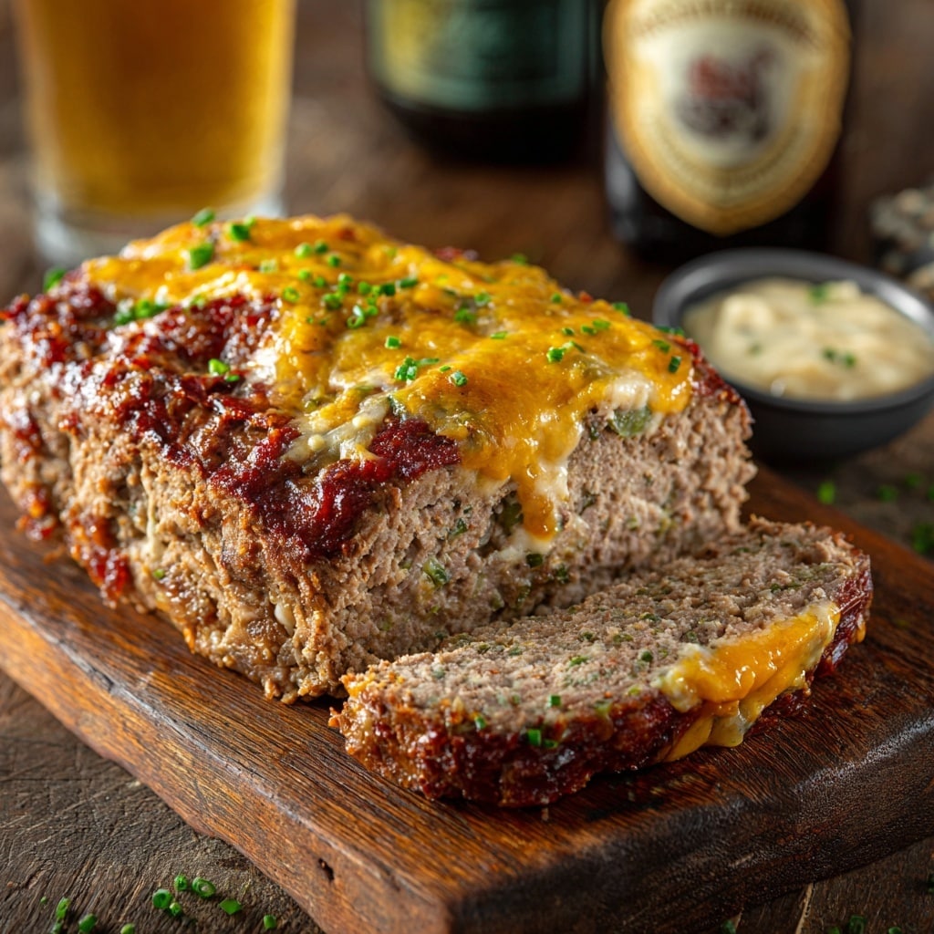 Garlic Parmesan Ground Chicken Meatloaf Recipe