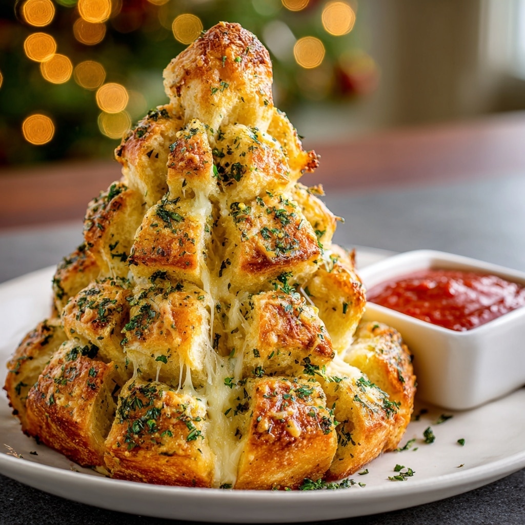 Cheesy Christmas Tree Bread Recipe - Recipe Image