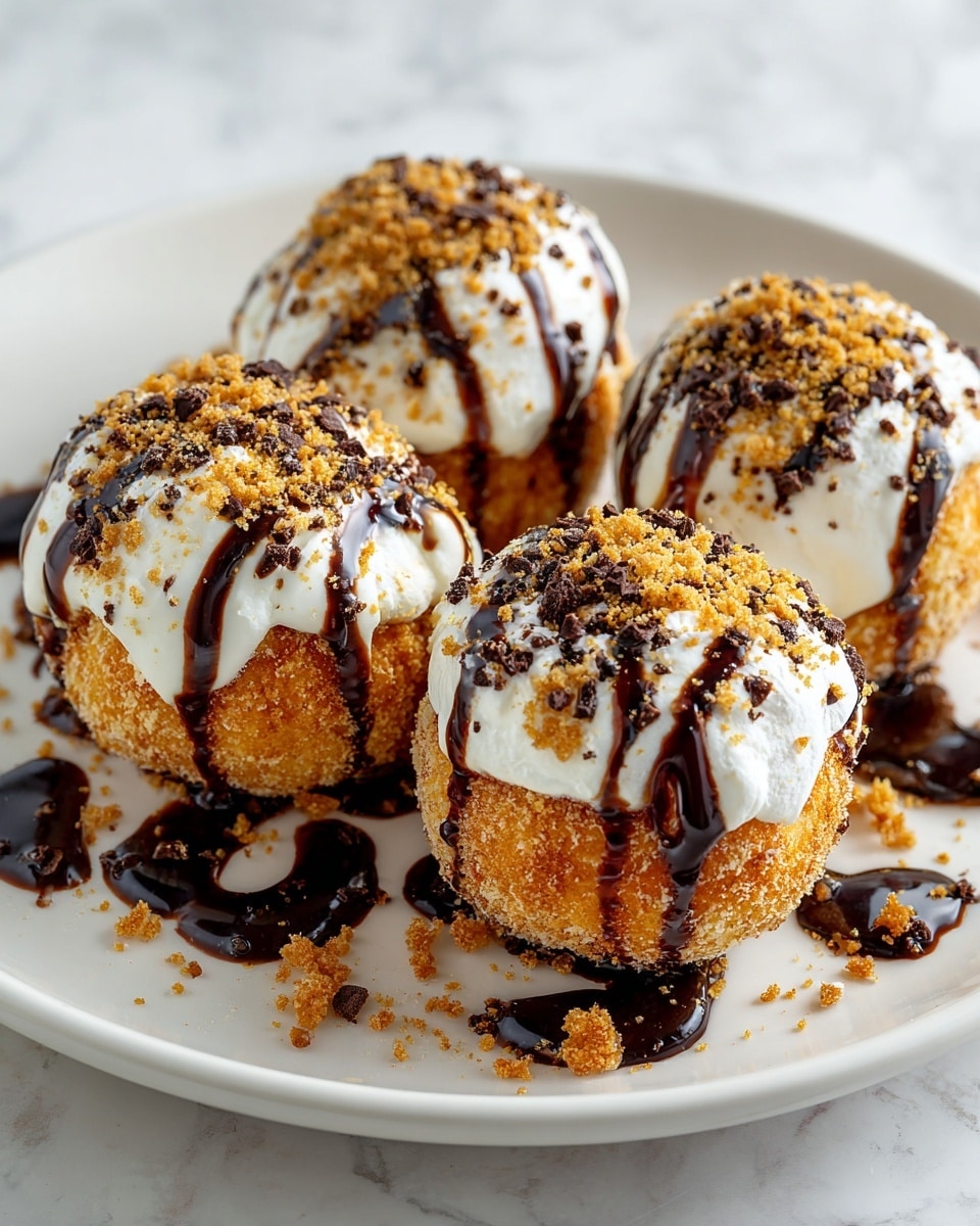 Fried S’mores Bombs Recipe - Recipe Image