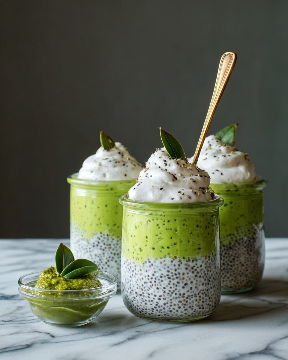 Deliciously Creamy Matcha Chia Pudding for Breakfast Bliss Recipe - Recipe Image