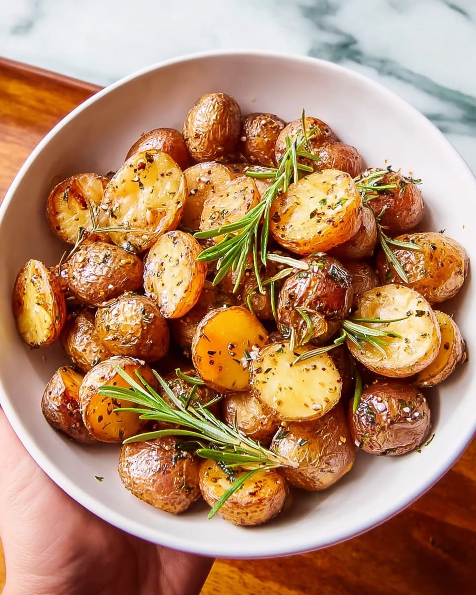 Herb-Infused Roasted Baby Potatoes Recipe - Recipe Image