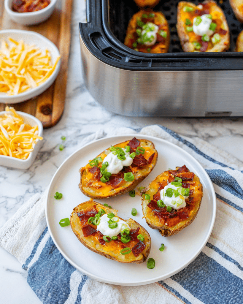 Air Fryer Potato Skins Recipe