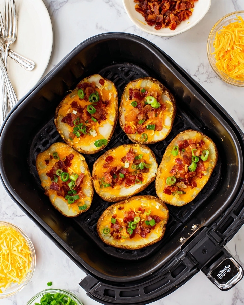 Air Fryer Potato Skins Recipe - Recipe Image