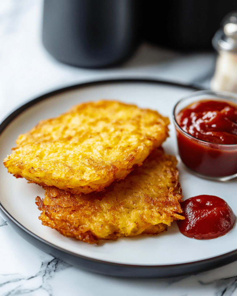Crispy Air Fryer Frozen Hash Brown Patties Recipe