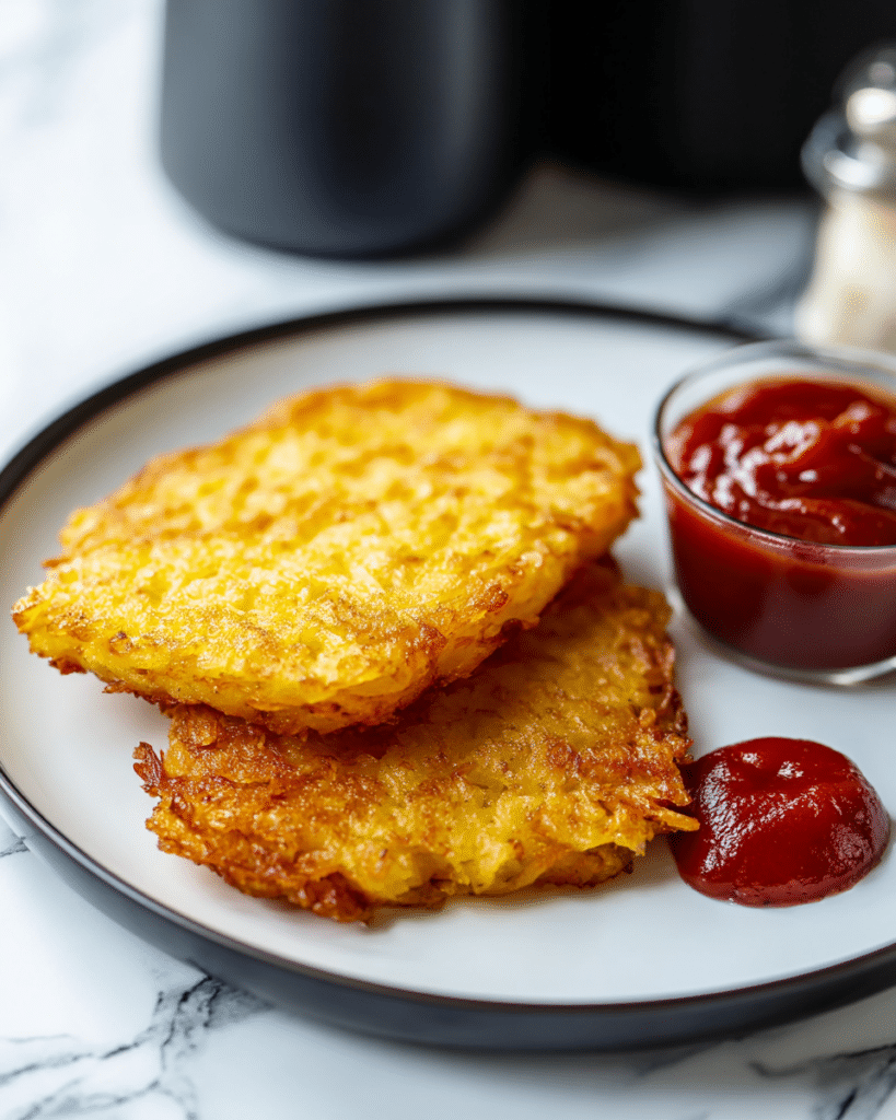 Crispy Air Fryer Frozen Hash Brown Patties Recipe
