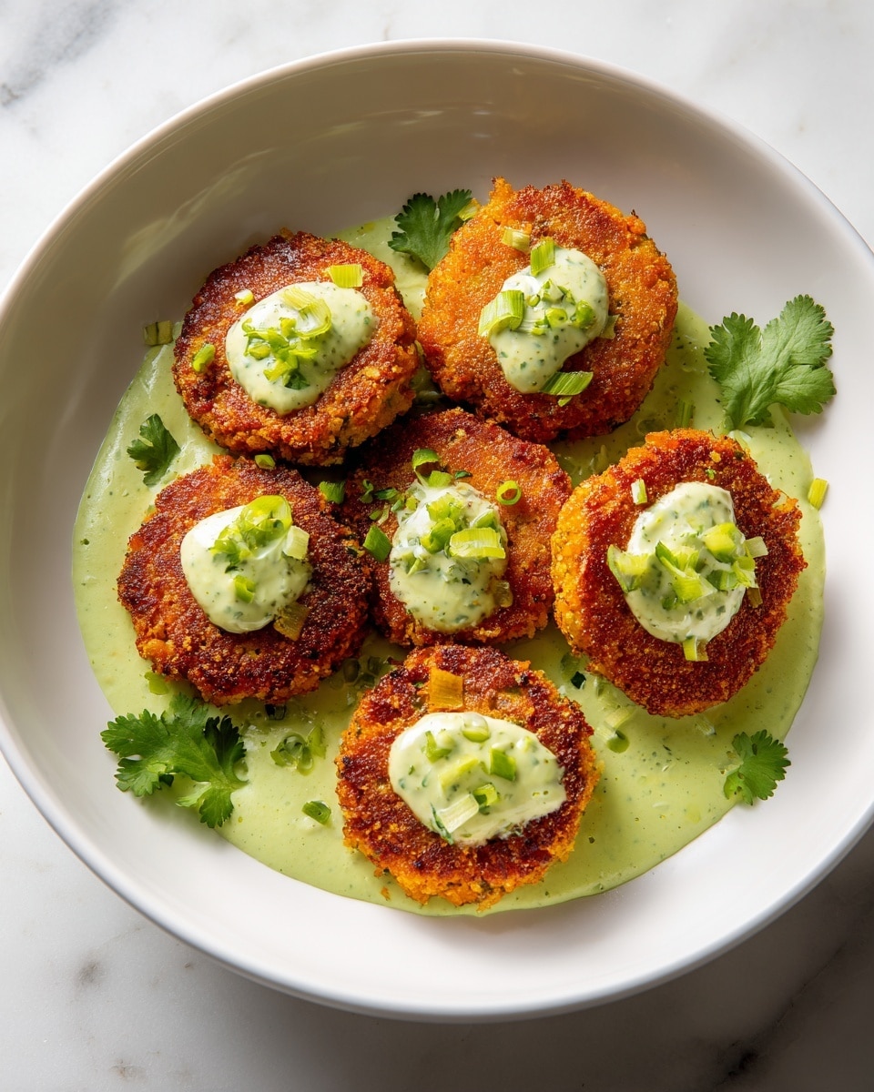 Salmon Balls with Creamy Avocado Sauce Recipe - Recipe Image