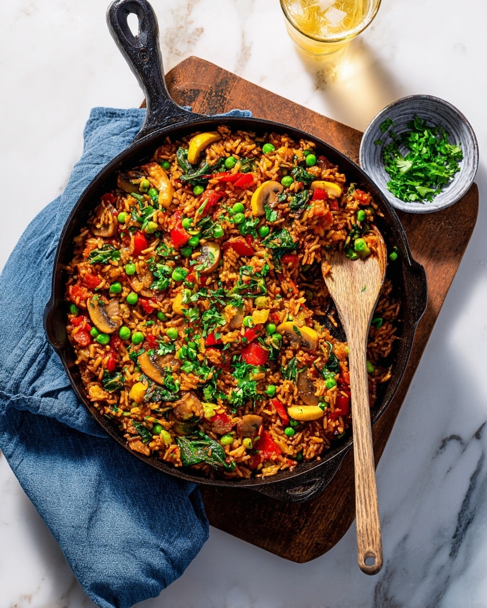 Vegetable Paella (Paella Verdura) Recipe - Recipe Image