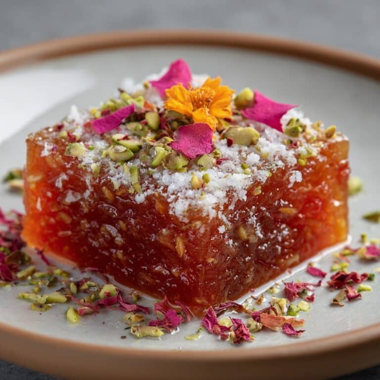 Pistachio Cardamom Semolina Halwa Recipe