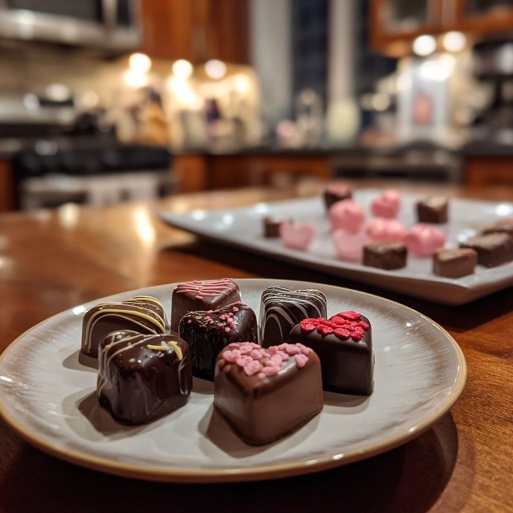 Chocolate Covered Cookie Dough Hearts Recipe