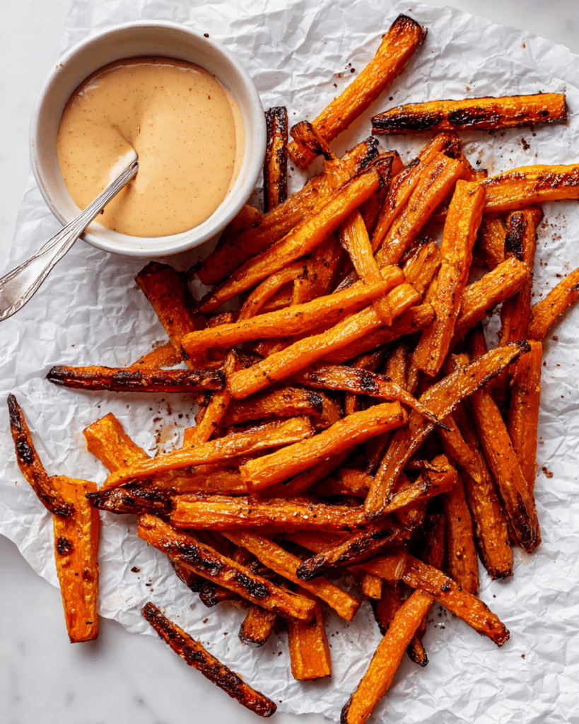 Crispy Baked Carrot Fries Recipe