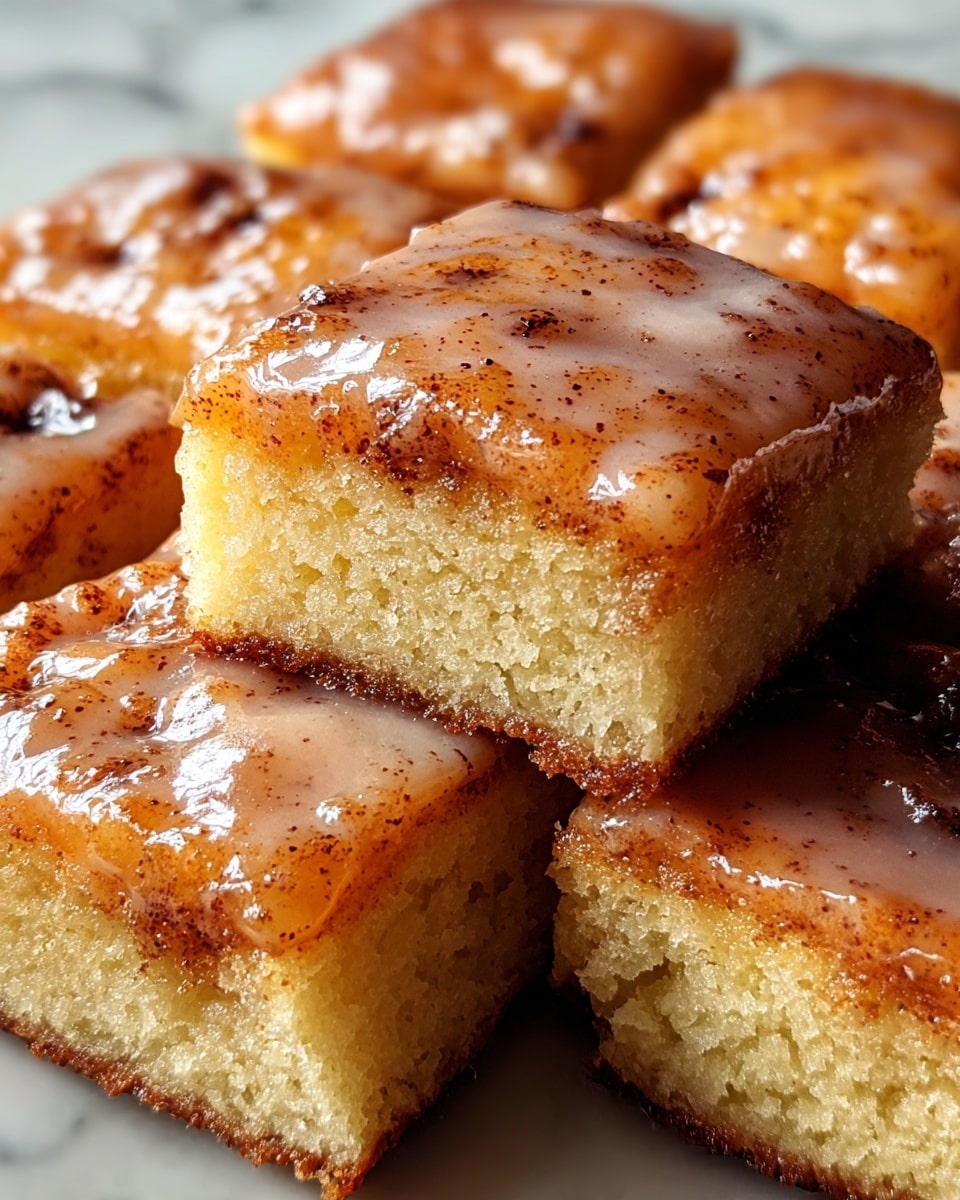 Old-Fashioned Buttermilk Donut Bars with Brown Butter Maple Vanilla Bean Glaze Recipe - Recipe Image