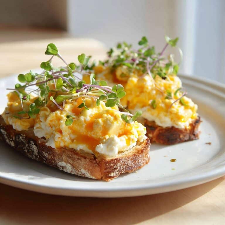 Prawn & Egg on Toast Recipe