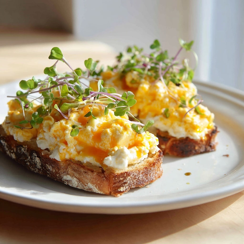 Prawn & Egg on Toast Recipe - Recipe Image