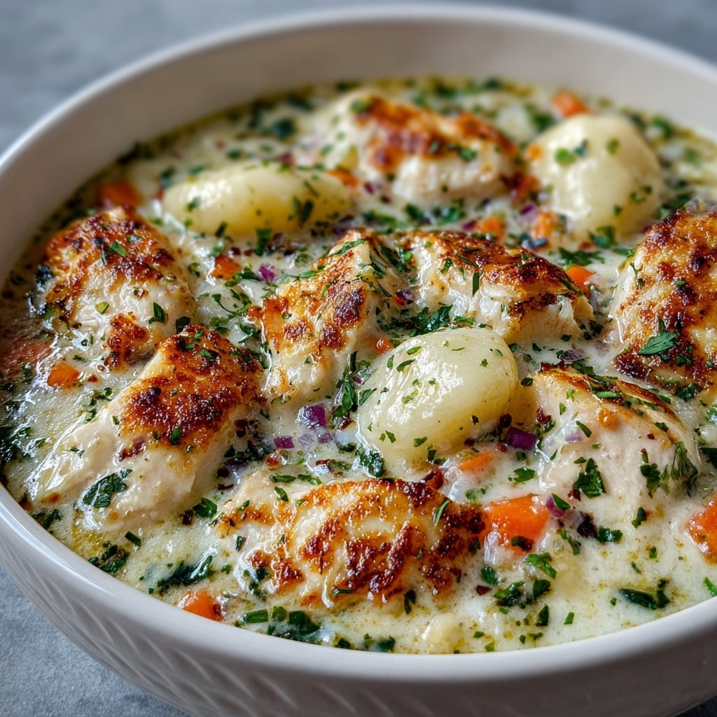 Creamy Chicken Parmesan Gnocchi Recipe