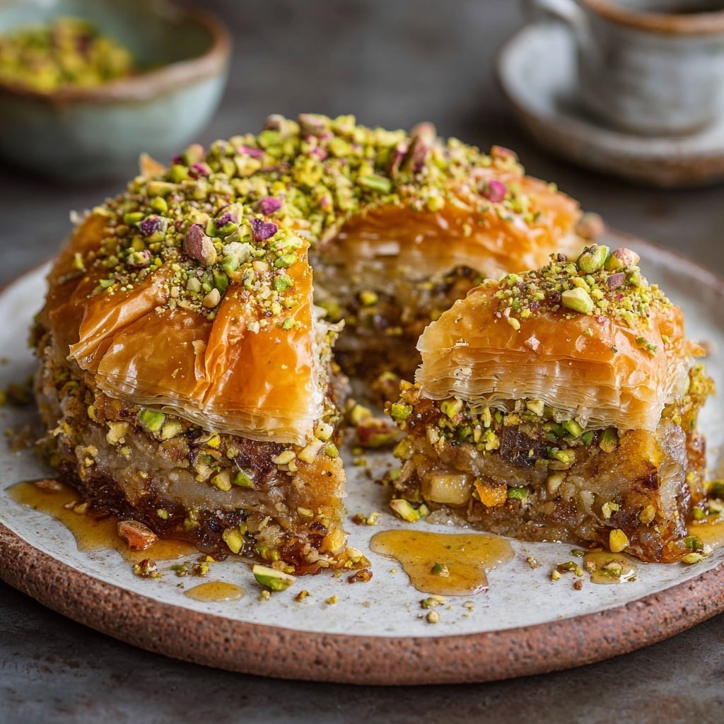 Baklava Cheesecake Recipe - Recipe Image