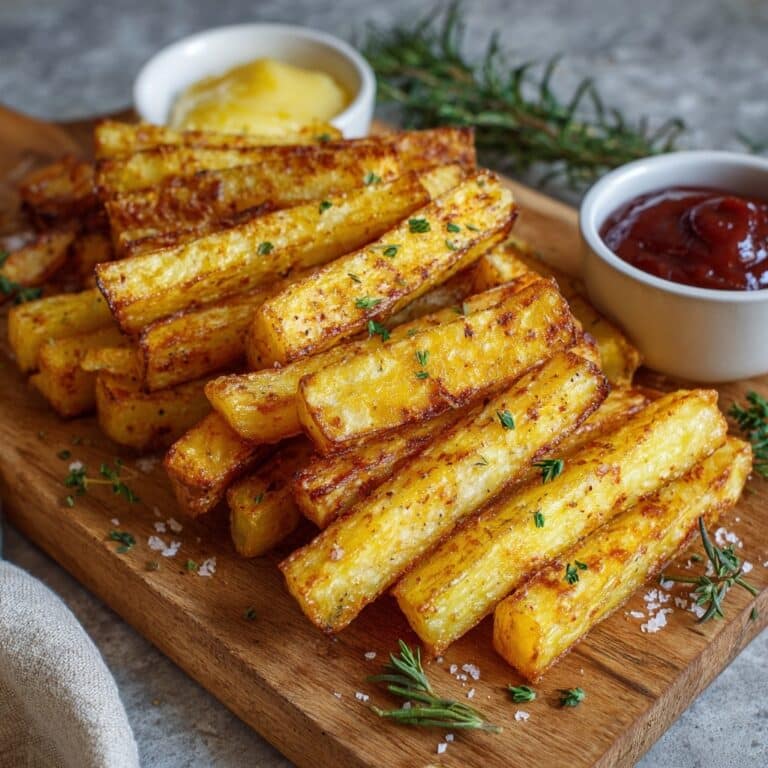 Baked Garlic Parmesan Potato Wedges Recipe
