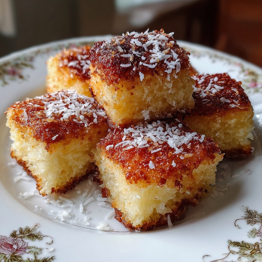 Coconut & Cardamom Traybake Recipe - Recipe Image