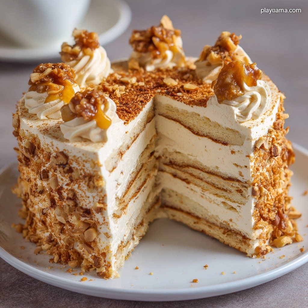 White German Chocolate Cake with Cheesecake Center Recipe - Recipe Image