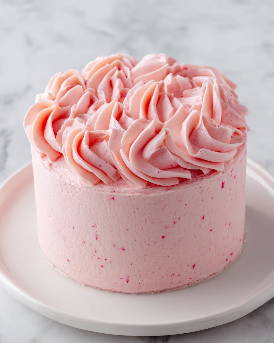 Strawberry Marshmallow Frosting Recipe - Recipe Image