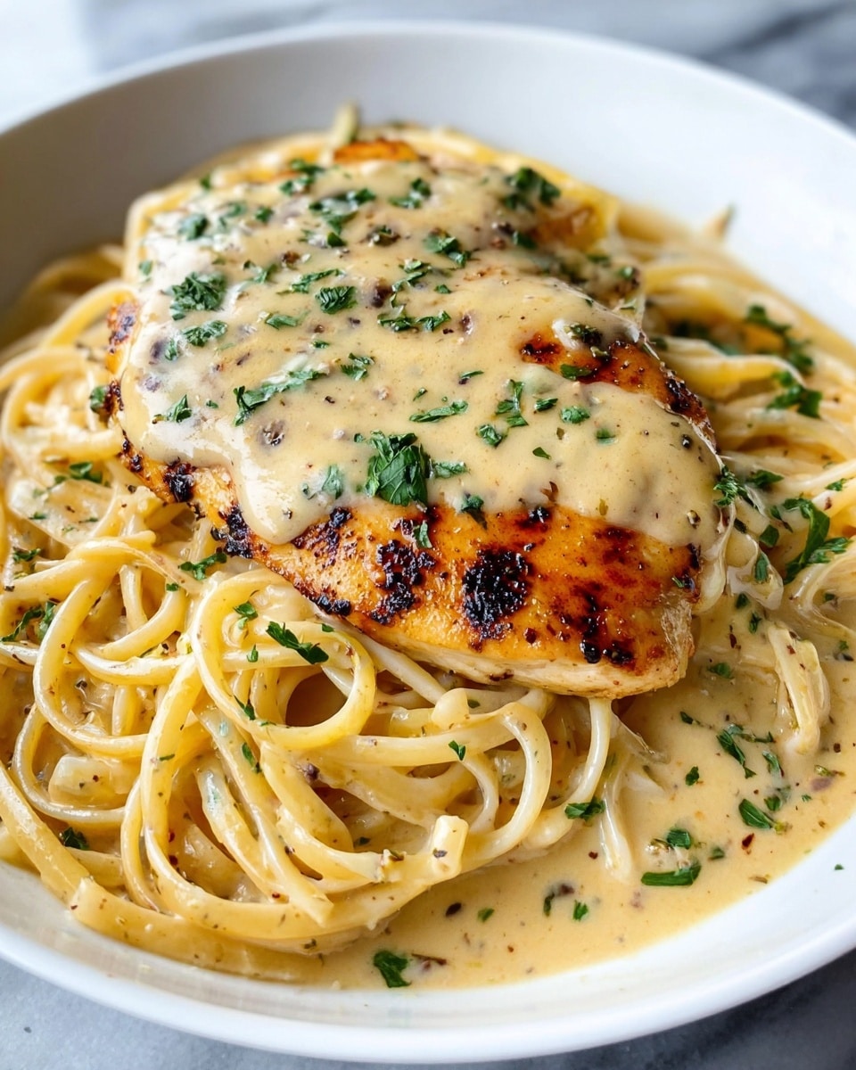 Creamy Angel Chicken Pasta Recipe - Recipe Image