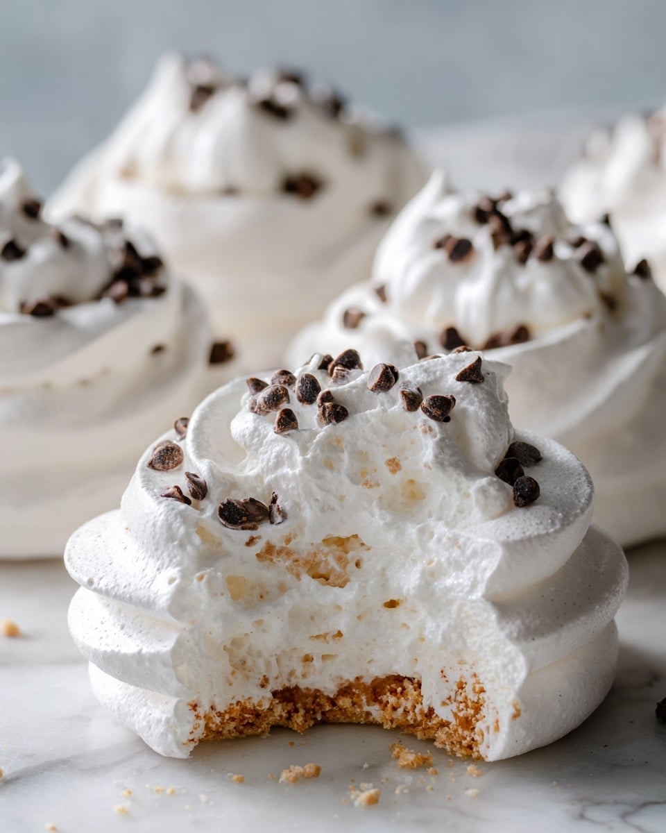 Forgotten Cookies: Fluffy Chocolate Meringue Treats with a Crispy Exterior and Melted Chocolate Center Recipe - Recipe Image