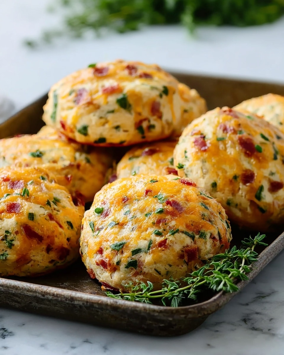 High Protein Breakfast Biscuits with Spinach, Ham, and Cheddar Recipe - Recipe Image