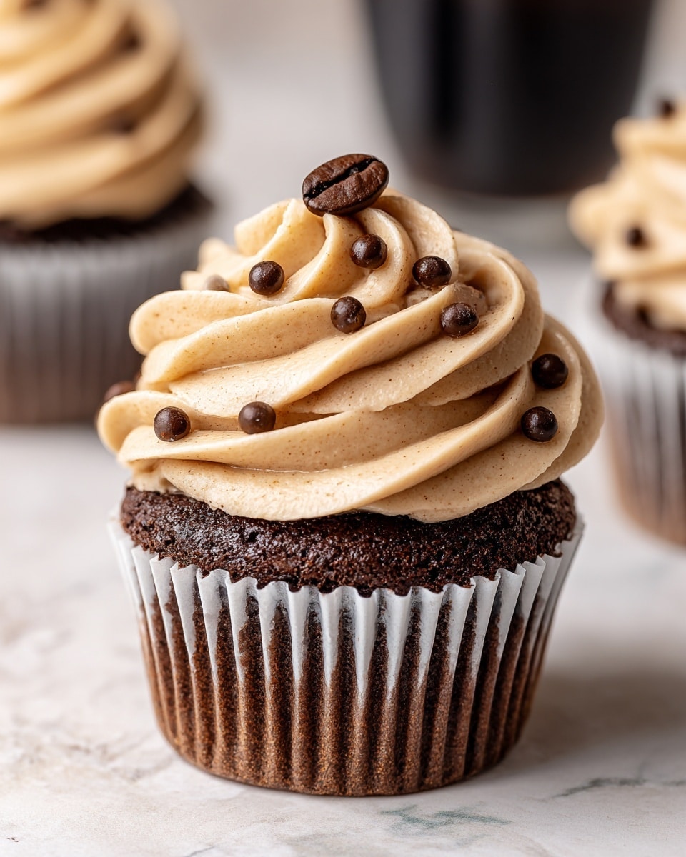 Mocha Cupcakes with Coffee Frosting Recipe - Recipe Image